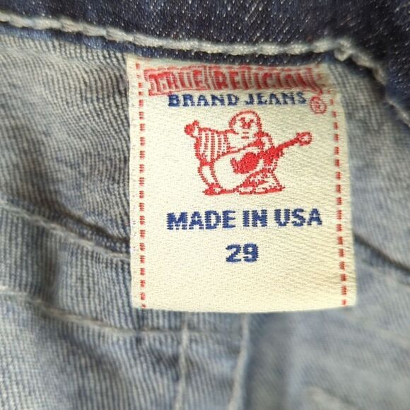 True Religion Straight Leg Beaded U Pocket Jeans Kitty Rescue! - Picture 13 of 14